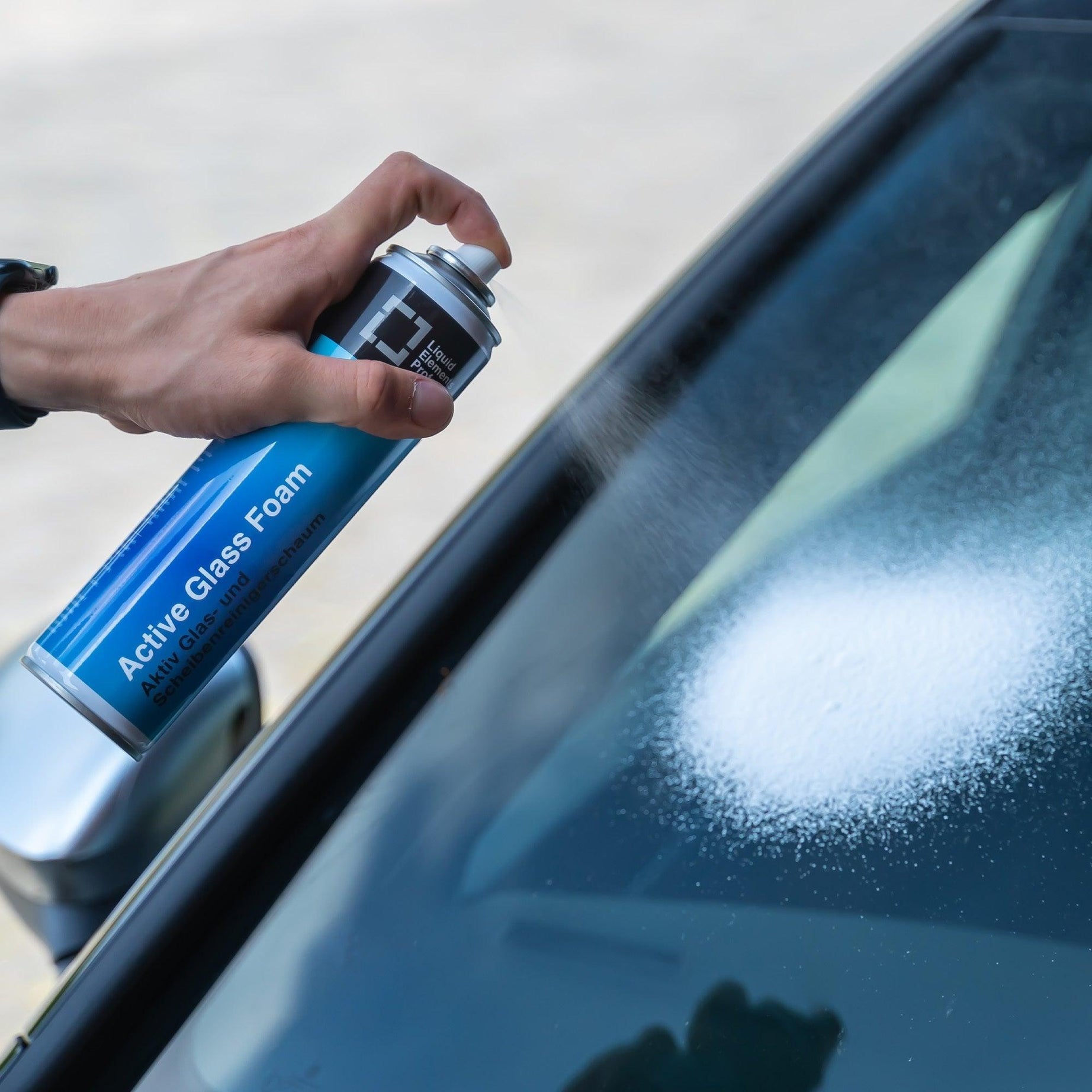 Liquid Elements - Active Glass Foam - Glas- und Scheibenreinigungs-Schaum 400ml - detailingshop.ch