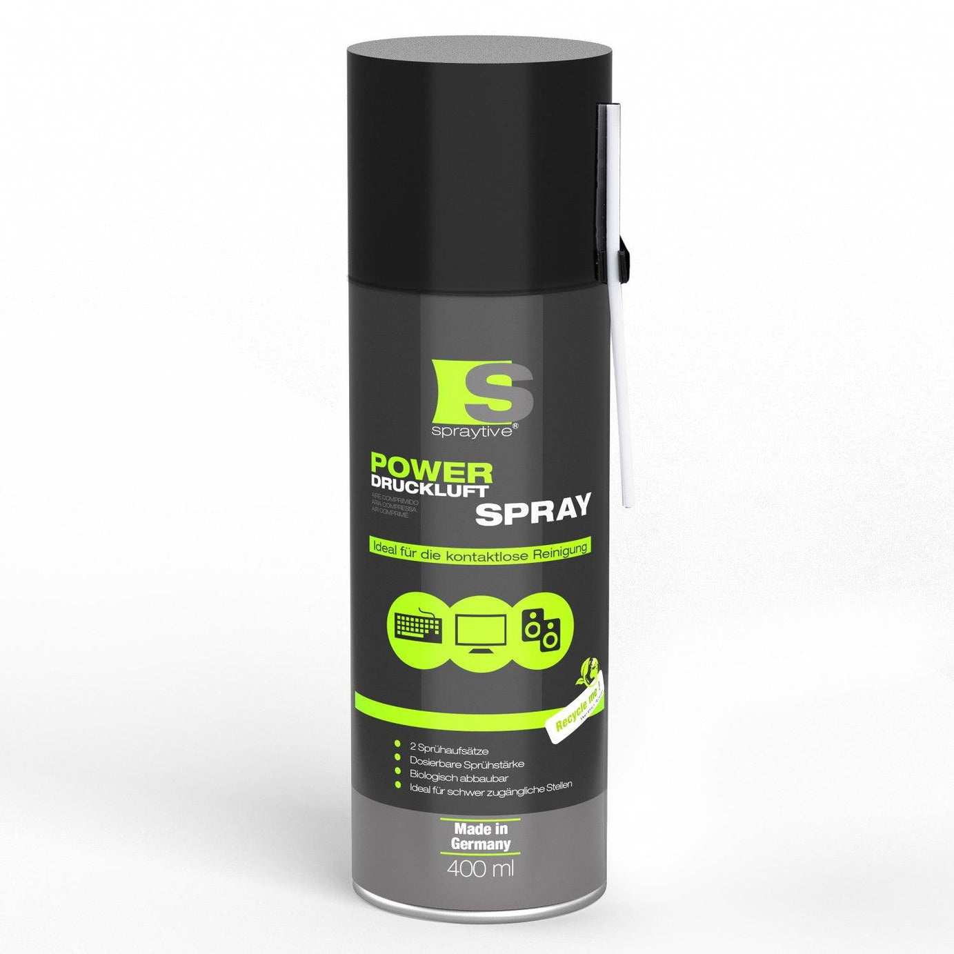Spraytive - Druckluftspray 400ml - detailingshop.ch
